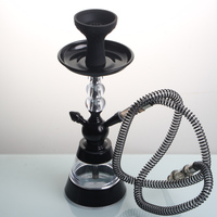 Chicha complète avec finition laquée acrylique - Design français avec tête en silicone et dispositif de gestion de la chaleur pour fumer