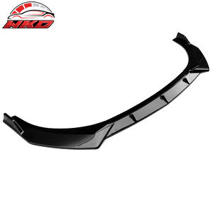 Para Hyundai Elantra 2021-2023, Alerón Delantero Negro Brillante, Divisor de Parachoques, PP, 3 Piezas, Kit de Carrocería de Alta Calidad - Product Image 3