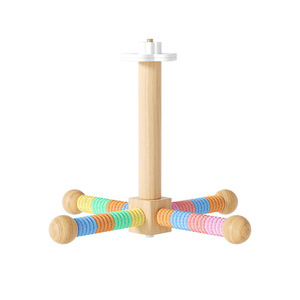 Juguete de molino de viento giratorio para loros, accesorios para jaulas de aves, forma redonda duradera, tamaño L - Product Image 1