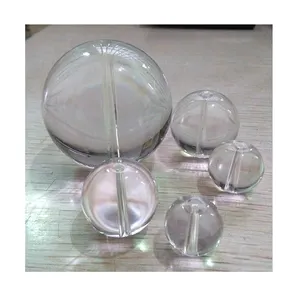 Bola de cristal plexiglás, esferas coloridas, acrílicas, ultratransparentes, con agujero
