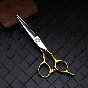 Hairdressing Scissors 6 Inch 9CR Semi Metal Flat Shears Thinning Shears Professional Hair Trimming Styling Set - Product Image 3