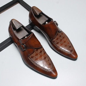 Botas Chelsea Formales de Negocios para Hombre, Estilo Británico, Sin Cordones, de Cuero Genuino, Zapatos de Boda Antideslizantes, Transpirables, con Suela de Goma - Product Image 3