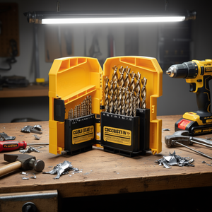 Juego de brocas de cobalto de 19 piezas, tamaño métrico de 1 a 10,5 mm para metal, madera y plástico - Product Image 3