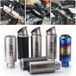 Tubo di scarico modificato per moto SC tubo di scarico cilindrico per CF250SR Z900 DUKE390 R6 R1 <span class=keywords><strong>R3</strong></span> - Product Image 1