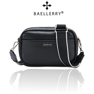 กระเป๋าสะพายข้างผู้หญิงแบรนด์ Baelerry สีดำ ปิดด้วยซิป ทรงสี่เหลี่ยมแนวนอน ทนทาน ใช้ได้ทุกวัน - Product Image 5