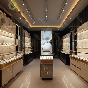 Jewelry Showcase Tempered Glass Jewellery Display <b>Cabinet</b> Showcase Jewellery Shop Furniture Shopping - Product Image 4