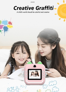 Cámara instantánea para niños lente dual 1080P cámara digital full HD niños mejores juguetes al aire libre de mano Mini cámara de impresora térmica - Product Image 5