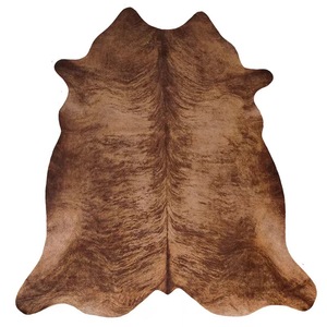Alfombras <span class=keywords><strong>de</strong></span> piel <span class=keywords><strong>de</strong></span> vaca impresas bonitas MOQ bajo precio <span class=keywords><strong>de</strong></span> fábrica diseño claro 3D - Product Image 3