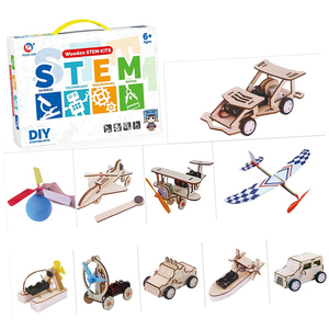 OKYN-Y2109 ชุดของเล่น STEM ไม้ 10 in 1 สำหรับเรียนรู้เกี่ยวกับทะเล บก และอากาศ ชุดอุปกรณ์ครบครัน ขายดี เหมาะสำหรับร้านค้าข้ามพรมแดน - Product Image 1