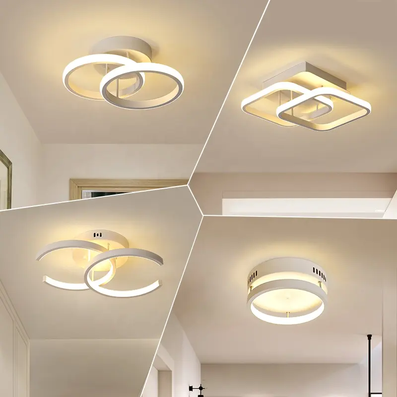 Заводская цена, комнатный потолочный декоративный современный светодиодный потолочный светильник для коридора, гостиной, поверхностное крепление