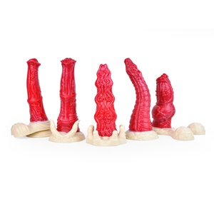 Dildo Monster Tusk, Juguetes Sexuales con Ventosa, Masajeador de Próstata y Pene, Dildo de Silicona para Masturbación Femenina - Product Image 5