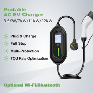 <span class=keywords><strong>Portable</strong></span> 3.5kw à 22kw IP55 <span class=keywords><strong>chargeur</strong></span> de véhicule électrique à charge rapide 16a-32a AC Ev faible <span class=keywords><strong>consommation</strong></span> d'énergie nouvel état - Product Image 2