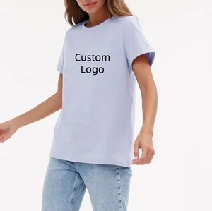 Camiseta Lisa Oversize Unisex 100% Algodón al por Mayor para Mujer, Negra y Blanca, con Estampado DTG Personalizado, Estilo de Diseñador - Product Image 1