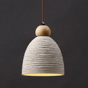 Wabi-Sabi Style Japanese Cozy Single Art Sofa Chandelier Creamy Bedroom <b>Dining</b> Room Pendant <b>Light</b> French Retro Style for Living - Product Image 3