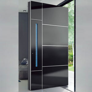 <span class=keywords><strong>Porte</strong></span> <span class=keywords><strong>d</strong></span>'entrée principale de luxe moderne de haute qualité, anti-effraction, en aluminium ou en acier inoxydable, pour villas - Product Image 3