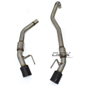 Sistema de Escape DEX para <span class=keywords><strong>Ford</strong></span> Next Gen <span class=keywords><strong>Ranger</strong></span> Raptor 3.0 <span class=keywords><strong>V6</strong></span> <span class=keywords><strong>2022</strong></span>+, Acero Inoxidable de 1.5mm de Espesor, Fibra de Carbono, Acabado Plateado Liso, 1 Año de Garantía - Product Image 6