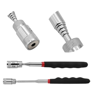 Bolígrafo magnético telescópico, <span class=keywords><strong>Mini</strong></span> herramienta de recogida de imán portátil con luz LED, varilla de recogida extensible, dispositivo de recogida - Product Image 5