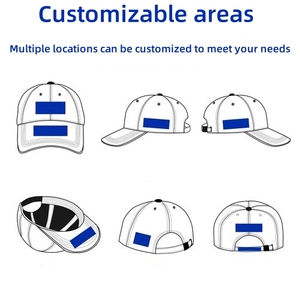 Casquette de baseball OEM en polyester et nylon casquettes de baseball blanches pour hommes casquettes de baseball à 5 panneaux personnalisées - Product Image 6
