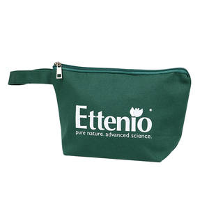 Pochette de rangement de luxe pour cadeaux, trousse à maquillage zippée en coton personnalisable avec logo pour cils et rouge à lèvres - Product Image 2
