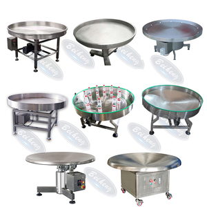 Bàn xoay tích trữ và máy tiện được kết nối với băng tải con lăn bằng thép không gỉ dùng cho công nghiệp hạng nhẹ và hạng nặng - Product Image 2