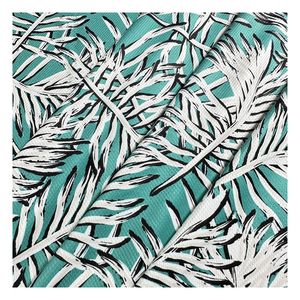 Salida de fábrica Diseño tropical 100% Poliéster Tricot Impreso digital Humedad Secado Ajuste Rápido-Secado Ecológico Ropa deportiva Tela - Product Image 6