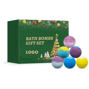 Hot Sale Bad Levert Huidverzorging Ontspanning Fizzies Veganistische Badbommen Spa Bubble Organische Badbom Cadeau Set