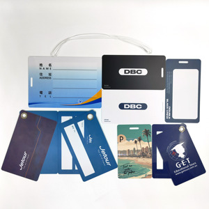 Étiquettes de sac de valise en PVC en plastique dur personnalisées de haute qualité - Product Image 5