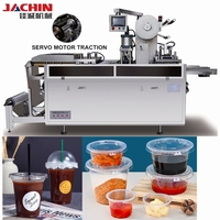 Nouvelle machine de thermoformage automatique pour gobelets de 3 oz avec couvercle en dôme, gobelets en plastique jetables de 8 oz avec couvercle en dôme, bols avec couvercle en dôme, gobelets pour sauce à biscuits avec couvercle en dôme