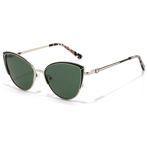 Gafas de sol polarizadas con forma de ojo de gato, unisex, con montura metálica, montura pequeña, gafas de moda vintage para conducir, viajar, playa - Product Image 5