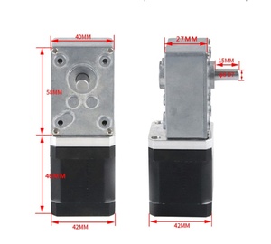 <span class=keywords><strong>Moteur</strong></span> pas à pas hybride à engrenage <span class=keywords><strong>Nema</strong></span> <span class=keywords><strong>17</strong></span> de 42 mm avec engrenage à vis sans fin à verrouillage automatique W28, certifié CE ROHS, à couple élevé, fabriqué en usine - Product Image 1