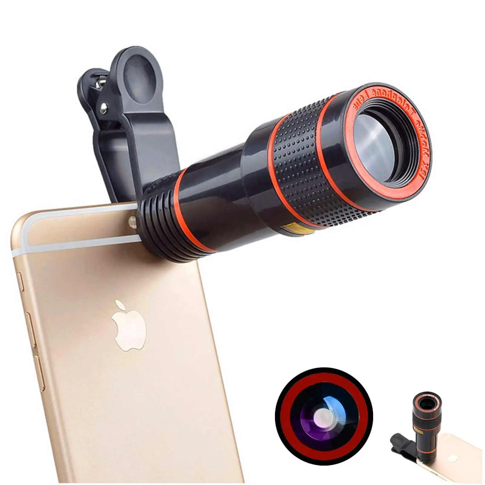 Good price Mobile Phone Camera Lens 12X Zoom Telephoto Lens External Telescope With Universal Clip for Smartphone