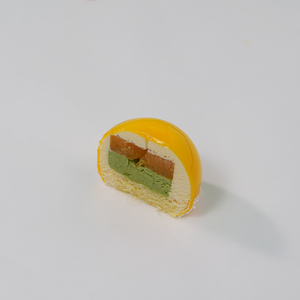Gâteau Mousse en Forme de Fleurs de Cerisier Jaune, Faible en Gras, Délicieux, Congelé, Transport Direct <span class=keywords><strong>du</strong></span> Fabricant, en Boîte - Product Image 5