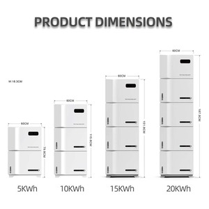 Sistema de Almacenamiento de Energía Doméstico de 20.48KWh - Batería LiFePO4 de 51.2V, Descarga de 400A, Inversor Híbrido de 5.5KW, Panel Solar de 5500W para Máxima Autocarga - Product Image 2