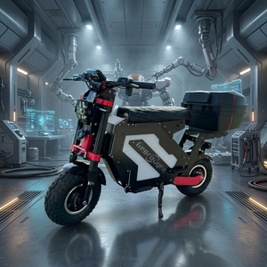 Nouveau Scooter Électrique Tout-Terrain 14 Pouces 2026, Stock USA, Double Moteur 10000W 72V 50Ah, Batterie Amovible, Démarrage Rapide avec NFC - Product Image 1