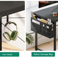 Bureau d'angle pour ordinateur, bureau de jeu pour la maison, bureau en forme de L