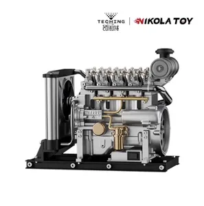 Saturn Culture Collaboration NIKOLATOY Mini Four-Cylinder Diesel <strong>Engine</strong> Metal Assembly <strong>Model</strong> <strong>Kit</strong> Made in Mainland China - Product Image 6