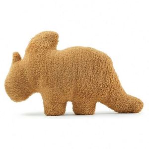 Peluche Nugget, jouet en peluche amusant, oreiller en forme de poulet, cadeaux pour enfants et adultes - Product Image 5