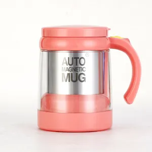 Tự động từ Khuấy Mug cho văn phòng nhà điện trộn cup biểu tượng tùy chỉnh tự trộn thép không gỉ cốc cà phê