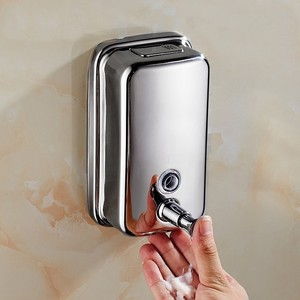 Distributeur de savon liquide en acier inoxydable 304 pour shampoing et gel douche - Product Image 3