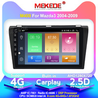 MEKEDE-M 9 "Android10 Quad Core Voiture Vidéo DVD Lecteur Radio pour Mazda 3 2004- 2009 WIFI GPS Navigation IPS RDS Audio CFC BT Carpe
