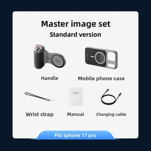 Nouveau kit de prise de vue portable Telesin avec stabilisateur de cardan magnétique à mise au point et refroidissement pour téléphone portable, vlog, <span class=keywords><strong>TikTok</strong></span>, blogs - Product Image 6