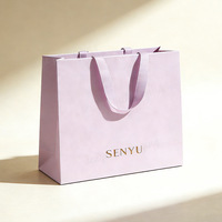 Sacs en papier publicitaires personnalisés, sacs cadeaux en carton épais de qualité supérieure pour les magasins d'optique, les magasins de vêtements et l'emballage de cosmétiques