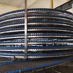 Industrielle Verwendung Metall Mehr schicht iges Kühlsystem Drahtgitter Gefrier schrank Bäckerei Spiral kühlung Förderturm - Product Image 2