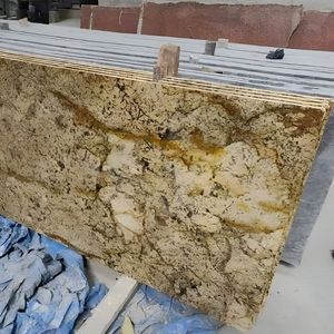 Dalles de granit doré d'Alaska de haute qualité, qualité supérieure, écologiques, durables, pour escaliers extérieurs, salle de bain, cuisine - Product Image 4