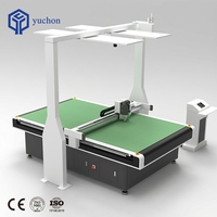 Machine de découpe CNC à couteau oscillant pour cuir naturel et cuir PU, prix usine Yuchon, pour chaussures