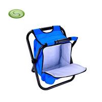 Sac isotherme portable 2 en 1 avec logo personnalisé et chaise de pêche pliante Agent d'achat +