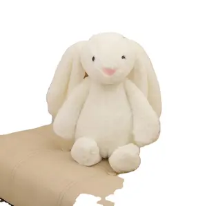 2021 China Wholesale Rainbow cute White Bunny Easter Velveteen Rabbit Plush Toy Grey Bunny Rabbit Soft Toy