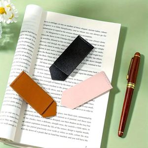 Colorful Pu Leather <b>Bookmarks</b> Simple Clip Keeper Book Mark Cute Page Corner <b>Bookmark</b> for Reading Lovers Teacher <b>Gift</b> - Product Image 6