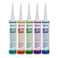 Kastar MS978 penutup silikon bening garis tabung tahan api polimer bersama netral MS kaca Sealant