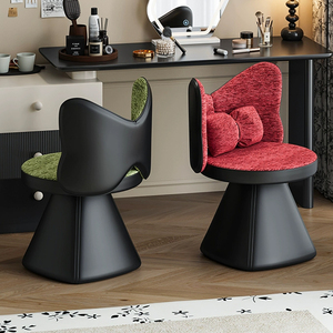 <span class=keywords><strong>Taburete</strong></span> de Maquillaje de Acero de Lujo Ligero, Silla de Maquillaje Giratoria con Respaldo para Dormitorio de Niñas, Mesa de Maquillaje de Alta Gama, Nuevo Modelo 2026 - Product Image 1